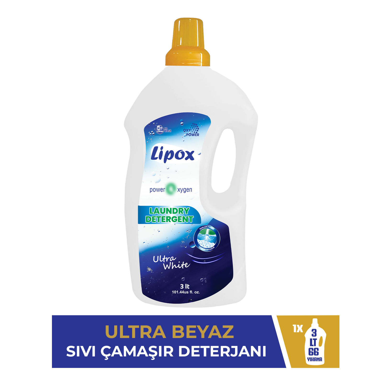 Libox Sıvı Çamaşır Deterjanı 3 lt – Beyazlar için